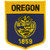Oregon State Flag Shield Embroidered Patch- with Iron-On Adhesive