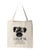 I Love My Pug -Dog-- Natural Canvas Bag- Screenprinted Tote- Cotton Flour Sack- Funny Tote Bag