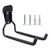 Wall Mount Garage Hooks- Steel Garage Storage Hooks  and  Hangers- Heavy Duty Double Utility Garage Organizer- Garden Organizing Power Tools Storage for Ladders- Bike- Hoses- and Bulk Items