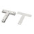 Aexit 80mm x Shelf Brackets  and  Supports 80mm x 1mm T Shaped Corner Brace Angle Brackets Support Fasteners Brackets 5 Pcs