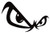 Check Custom Design Mean Set of Eyes Decal -Red- 6" W-