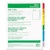 Avery 11669 Office Essentials Table N Tabs Dividers- Eight Multicolor Tabs- 1-8- Letter