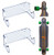 WANLIAN Skateboard Wall Rack Display Rack Skateboard Wall Rack Display Rack Hanger Hanger Skateboard Wall Mount Bracket Deck Rack 2 Pack -Transparent-