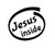 Check Custom Design Jesus Inside Decal