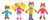 Tellatale Goldilocks Finger Puppet Set
