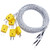 Twidec/5Pcs K-Type Mini-Connector Probe Thermocouple Temperature Sensor 3M Line Length Temperature Range: -50~400 C?-58~752??