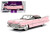 NEW 1:24 W/B JADA TOYS BIGTIME MUSCLE COLLECTION - 1959 Cadillac Coupe DeVille Pink Diecast Model Car By Jada Toys