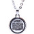 Round Silver Pt Ayatul Kursi Quran Surah Necklace Islamic Islam Muslim Gift -18" Chain-