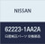 Nissan Genuine 62223-1AA2A Bumper Bracket