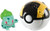 Throw Poke and N Pop Poke Ball Charmander and Great Ball Figurine Toys -Bulbasaur and Ultra Ball-