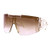 FEISEDY Oversize Flat Top Sunglasses Men Women One Piece Big Shield Shades B4027