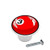 SET OF 2 KNOBS - 3 Pool Ball - Billiard Balls - DECORATIVE Glossy CERAMIC Cupboard Cabinet PULLS Dresser Drawer KNOBS