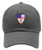 Top Level Apparel Episcopal Shield Logo Embroidered Low Profile Soft Crown Unisex Baseball Dad Hat Charcoal