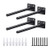 Heavy Duty Floating Shelf Bracket - 4 Pieces 8 Inch Solid Steel Blind Shelf Supports Hidden Brackets for Wood Shelves with Screws and Wall Plugs