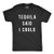 Mens Tequila Said I Could Tshirt Funny Drinking Cinco De Mayo Tee -Heather Black- - L