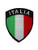 Italy Flag Shield Military Hook Loop Tactics Morale Embroidered Patch