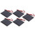 Epoxy Solar Panel- 5Pcs Mini Solar Panel Battery Cell Board Module Industrial Accessories with 30cm Wire 60 x 80 x 3MM DC 0.65W 1.5V