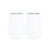 MIRA 2 Pack 12 oz Insulated Wine Tumbler Cup with Lid - Stemless Stainless Steel Wine Tumbler for Wine- Coffee- Tea- Drinks - White