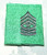 Military Patch US Army Sergeant Major SGM E-9 Green Leadership Jacket Tab Rank