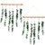 2 Pieces Eucalyptus Wall Hanging Decor Artificial Eucalyptus Vine Leaves Greenery Plant Boho Home Wall Decorations Fake Plant for Bedroom Living Room Kitchen Wall Decor