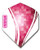 US Darts - 1 Set -3 Flights- Pentathlon Standard Pink Dart Flights