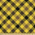 Ambesonne Yellow Brown Fabric by The Yard- Continuous Classic Striped Style Diagonal Square Check- Decorative Fabric for Upholstery and Home Accents- Mustard Umber