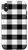 iPhone X/XS Goliath Jet Black Gingham Check Square Pattern Case