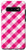 Galaxy S10 Plus  Pink and White Gingham Large Checkered Plaid Checks Pattern Case