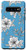 Galaxy S10 Vintage Hibiscus Floral Botanical Pattern - Pool Blue Case