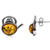 Ian and Valeri Co. Amber Sterling Silver Small Teapot Earrings Stud