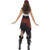 Smiffys Women L-US Size 14-16 Pirate Wench Costume- Black