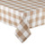 DII Buffalo Check Collection Classic Tabletop- Tablecloth- 60x84- Stone