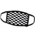 3dRose Anne Marie Baugh Patterns - Black and White Checkerboard Pattern - Face Covers -fc-78204-3-