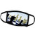 3dRose Chessboard with Various Chess Pieces Concept - Face Covers -fc-155003-2-