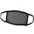 3dRose Black Chalkboard and Faux Silver Tiny Diamond Pattern - Face Covers -fc-283026-1-