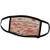 3dRose Image of Weathered Wooden Planks- Old red Paint- Nails- Knot or. - Face Covers -fc-284021-1-