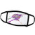 3dRose Colorful Abstract Art Paint Splatter - Face Covers -fc-288986-1-
