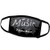 3dRose Image of Number 1 Music Teacher On Blackboard - Face Covers -fc-316558-1-