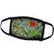 3dRose Boehm Digital Paint Flower - Red Tulip - Face Masks -fm-127531-2-