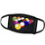 3dRose Florene Games - Color Pool Balls with 8 Ball Frame - Face Masks -fm-39591-2-