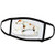 3dRose Boehm Digital Paint Animal - Parsons Running - Face Masks -fm-45114-2-