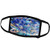3dRose Florene Abstract - Paint Splatters - Face Masks -fm-60678-2-