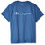 Champion Men's Classic T-Shirt- Screen Print Script- Shield Blue-Y07718- 2X- Large