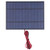 YUANJS Solar Power-Epoxy Module Board DC6V 6W Polysilicon Tool Supplies with 200cm Red Black Wire