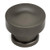 10 Pack - Cosmas 704GPH Graphite Round Contemporary Cabinet Hardware Knob - 1-1/4" Diameter