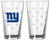 NFL Pint Glass Cup (Set of 2) NFL Team: New York Giants