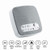 White Noise Sound Machine - Portable Sleep Therapy for Home, Office, Baby - 7 Soothing Sound ?Lullaby and 3 Timer Settings by Ezy Sleep (White)