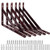 Origa 6 Pack Heavy Duty Shelf Brackets 9.8 x 6.3 inch- Floating Shelves Red Bronze Triangle Shelf Brackets- 90 Degree Angle Wall Mounted Shelf Supporter Corner Bracket with Screw