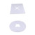Bonarty 300x Disposable Face Cradle Covers- Professional Soft Face Massage Covers for Spa Salon Massage Tables
