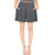 Stretch is Comfort Womens Flowy Skort with Pockets Charcoal Gray Medium